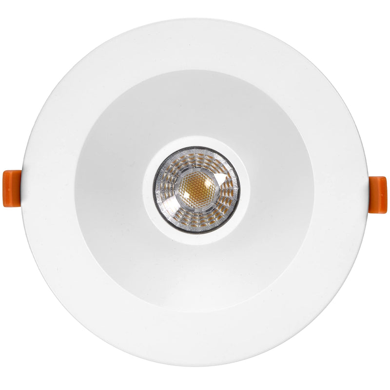 Maxxima 6 in. Ultra-Thin Recessed Anti-Glare LED Downlight, Canless IC Rated, 1300 Lumens, 5 Color Temperature Selectable 2700K/3000K/3500K/4000K/5000K, Dimmable, 90 CRI, 5 CCT Slim, J-Box Included White