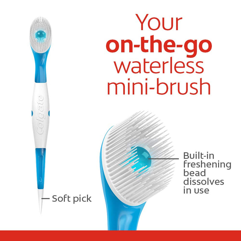 Colgate Optic White Wisp Disposable Mini Toothbrush, Cool Mint 24 Count (Pack of 4) Colgate Optic White Wisp Disposable Mini Toothbrush, Cool Mint - 24 Count (Pack of 4) 24 Count (Pack of 4)