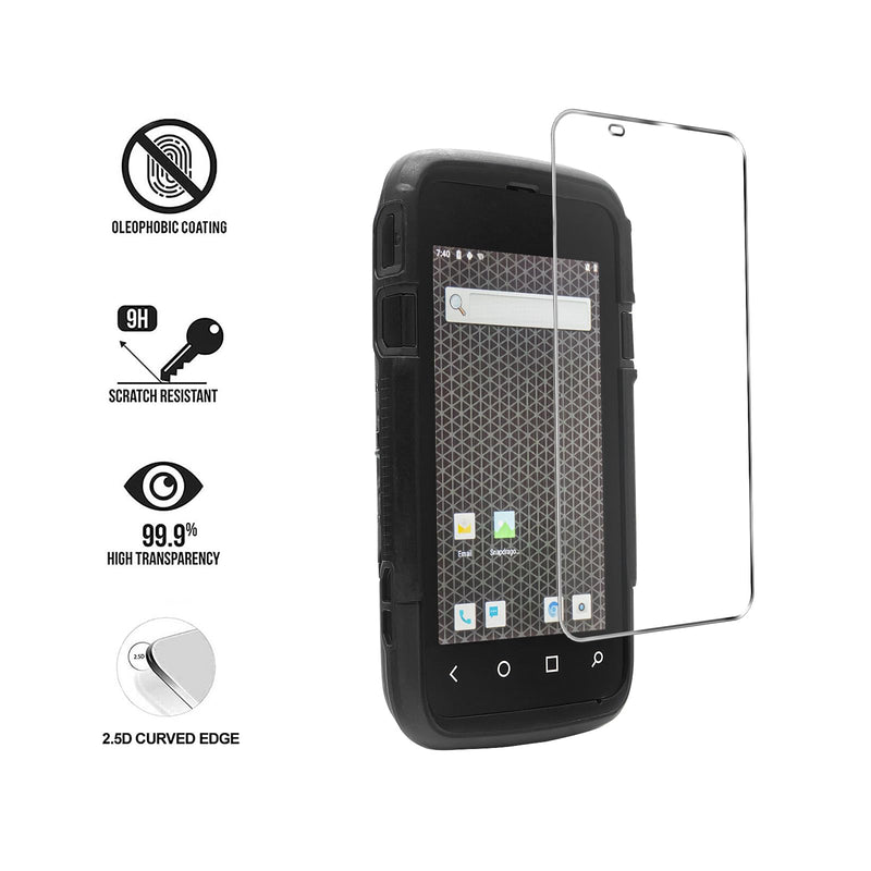 3pcs Tempered Glass Screen Protector for Honeywell Dolphin CT60 Handheld Barcode Scanner Mobile Computer, 9H Scratch-Resistant HD Clear Durable Protective Film
