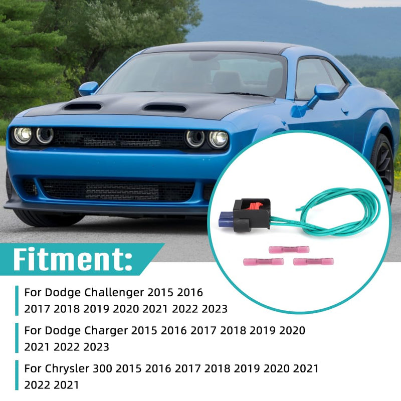 AUTOVIC Actuator Motor Connector Plug Pigtail for Exhaust Valve Compatible with Dodge Challenger Charger 2015-2023