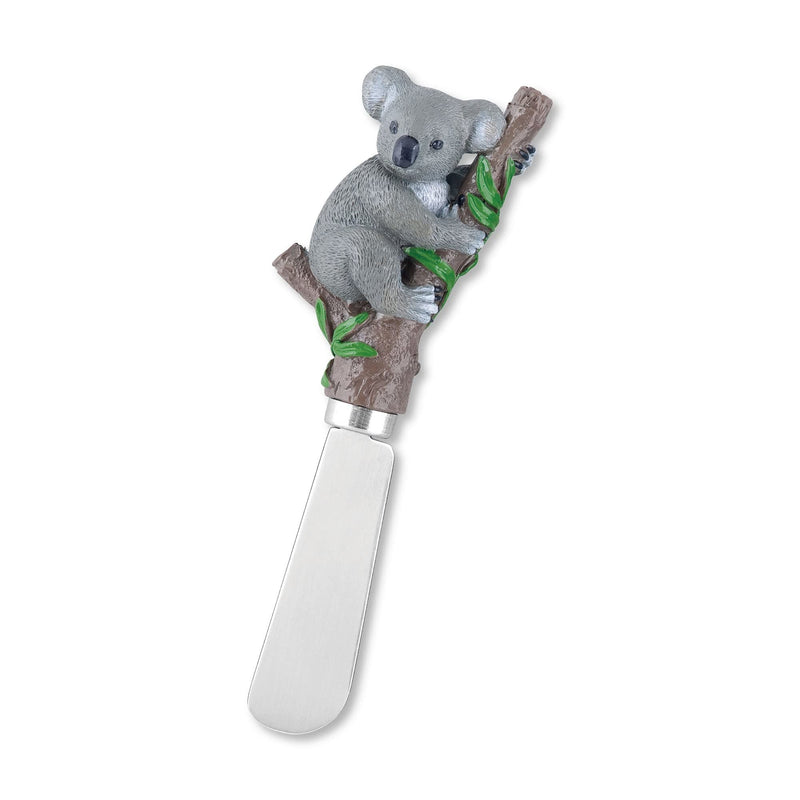 Supreme Housewares Koala Cheese Spreaders, Hand-Painted Resin Handles with Stainless Steel Blades for Spreading Cream Cheese, Butter, Jam, or Sandwich, Set of 4