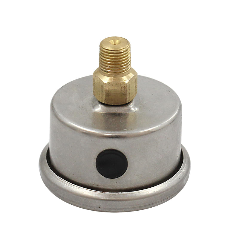 High Performance Brass Junction Block with 0-15 PSI Fuel Pressure Gauge Fittings