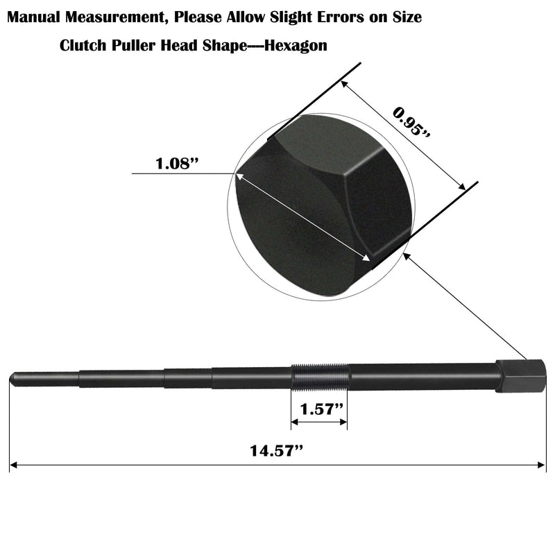 Primary Clutch Puller for Polaris RZR 900/1000/XP, Ranger 1000/900, General 4/1000 XP, Scrambler 1000/850, Clutch Tool for Sportsman 1000/850, Snowmobile 340/700/800 OEM # 2872085, 2875567, 8000-4005