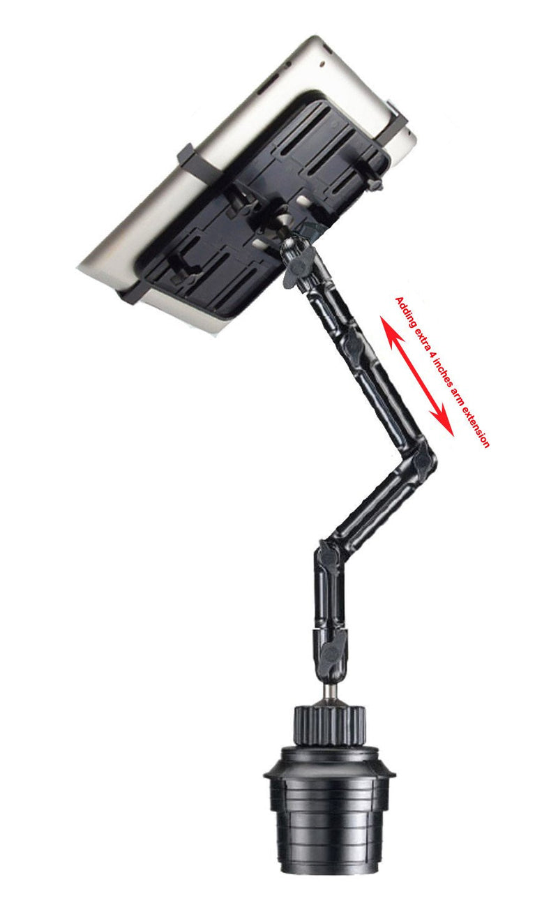 Arkscan 4 Inches Extension Arm for Models MCUP11, MHDR10 and MCLM16 Universal Tablet Mount Stand