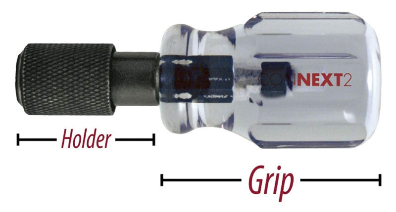 Malco Connext2 Quick Change Stubby Nut Driver Handle, 6-Pack 6 Pack Stubby Handle