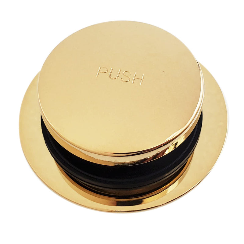 Westbrass Tip Toe Universal Tub Trim with One-Hole Faceplate, Polished Brass, D931K-01