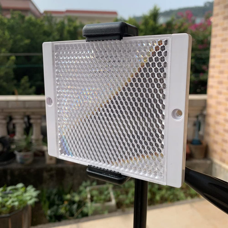  [AUSTRALIA] - PC Plastic Reflector for Photoelectric Sensors - 100mm x 100mm, Suitable for Infrared and Laser Sensors (1 Pack of 2pcs)