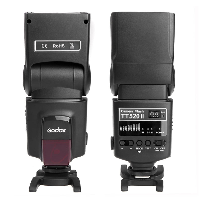 Godox Universal Camera Flash Speedlite with Built-in Receiver with AT-16 2.4G Wireless Trigger Transmitter Guide Number 33 S1 S2 Modes Replacement for Canon Nikon Pentax with 12 * Flash Gels +Diffuser