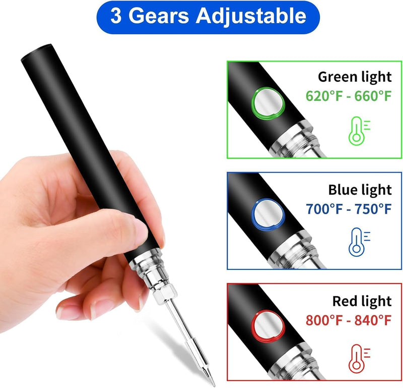 3 in 1 Stylus Pens for Touch Screens, High Sensitivity Precision Capacitive Stylus for Tablets All Universal Touchscreen Devices