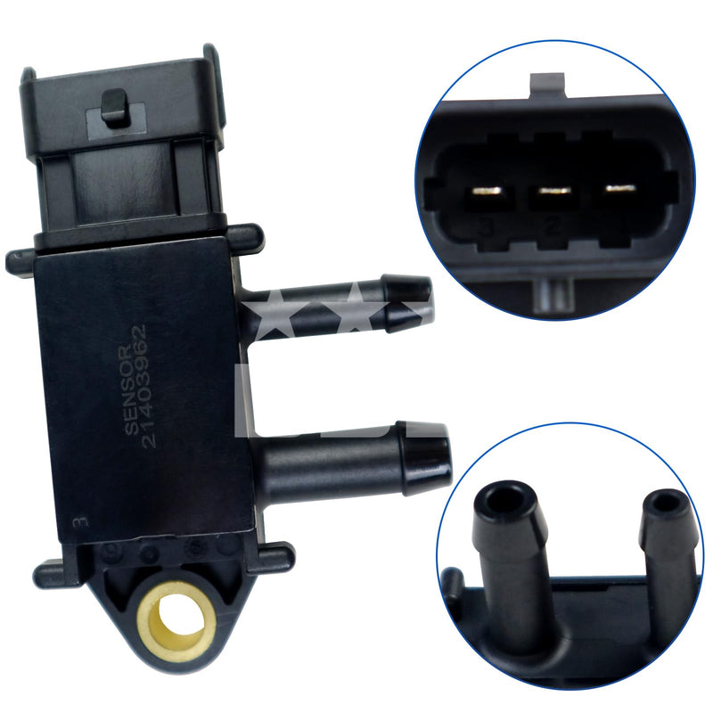21403962 Differential Exhaust air intake Pressure Sensor Compatible with Volvo Truck FH FM Mack of engine D13