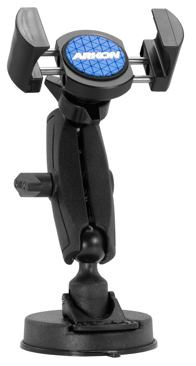 ARKON RoadVise Car Mount Holder for iPhone XS Max XS XR X 8 Galaxy S10 S9 Note 9 8 Retail Black (RV180)