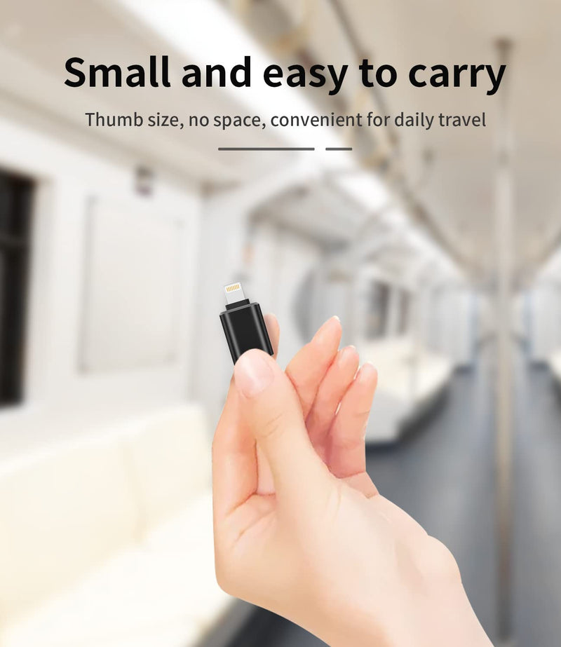 Lightning USB Adapter for Apple for iPhone 14 13 12 11 Pro Max 7 8 Plus X SE XS XR for iPad Air OTG USB Port USB Stick Photo Transfer SD Card Reader Mouse Accessories Portable Travel Daily
