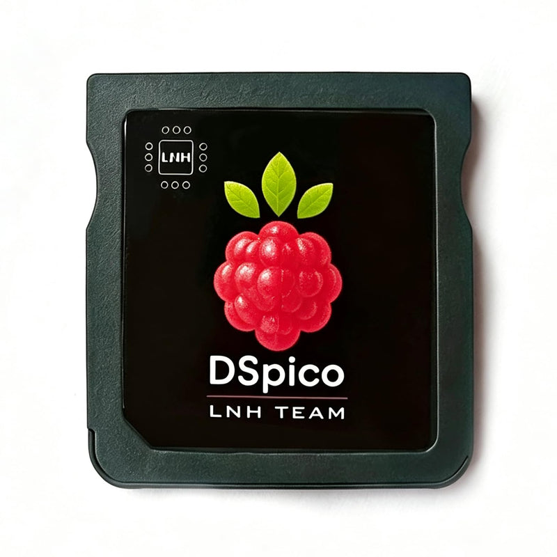 DSPico DS Flash Cart – Injection-Molded Game Card (Not 3D-Printed), RP2040 Open-Source Flashcart with 6MB/s High-Speed Loading, Easy Plug & Play, Precision Fit Won’t Damage Console – Black