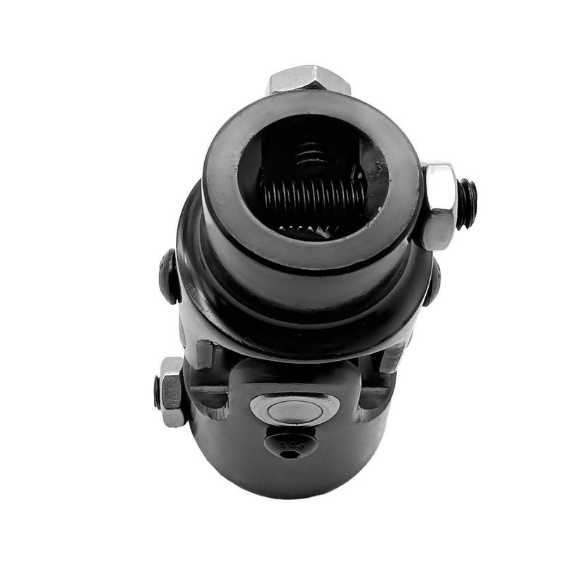 1" DD x 3/4" DD U Joint Black Steel Universal Steering Shaft Coupler from 1" DD to 3/4" DD 1" DD x 3/4" DD