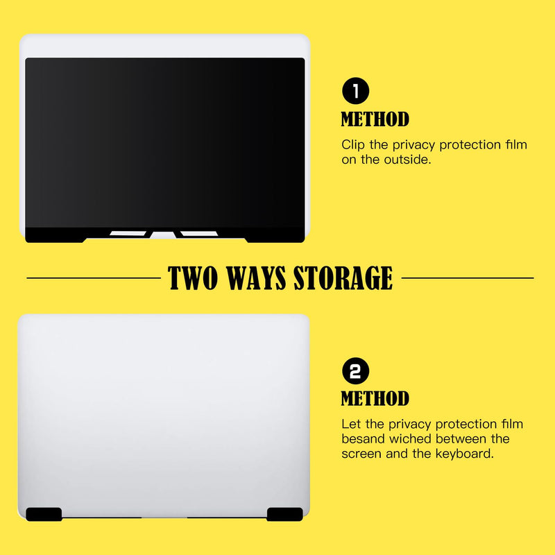 Laptop Privacy Screen 14 Inch Anti Blue Light Screen Protector, Laptop Screen Privacy Shield - 16:9 Aspect Ratio Hanging Style 14.0''W Widescreen (16:9)