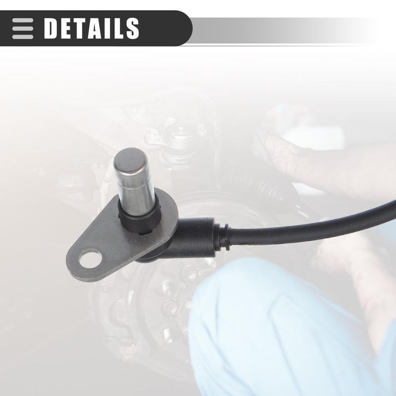 [AUSTRALIA] - Motoforti Front Left Right ABS Wheel Speed Sensor for Mazda CX-7 2007-2012, ABS Sensor, NO.57455S84A52/57450S84A52, Black, 1 Pair