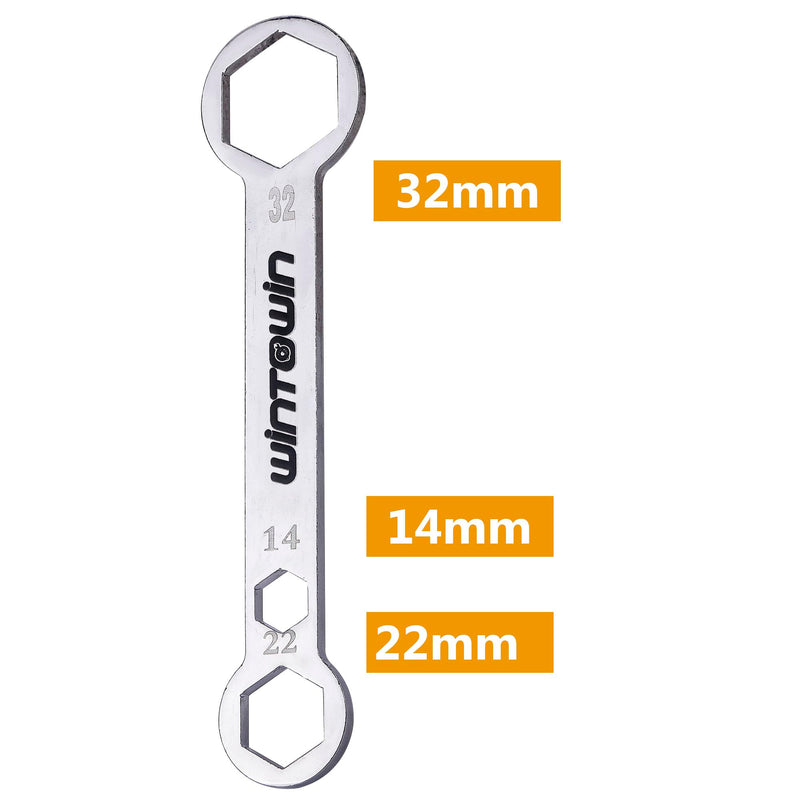 Axle Wrench 14mm x 22mm x 32mm,Used to Remove Most Motorcycle Front and Rear Axles Axle Wrench 14mm x 22mm x 32mm