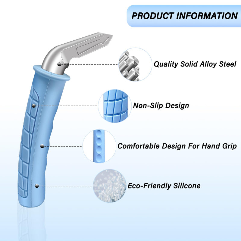 2 Pack Car Door Handle for Elderly Car Handle Assist Portable Vehicle Support Handle for Easy Sit to Stand Assistance Auto Cane for Seniors and Handicapped Supports Up to 450 Pounds Blue