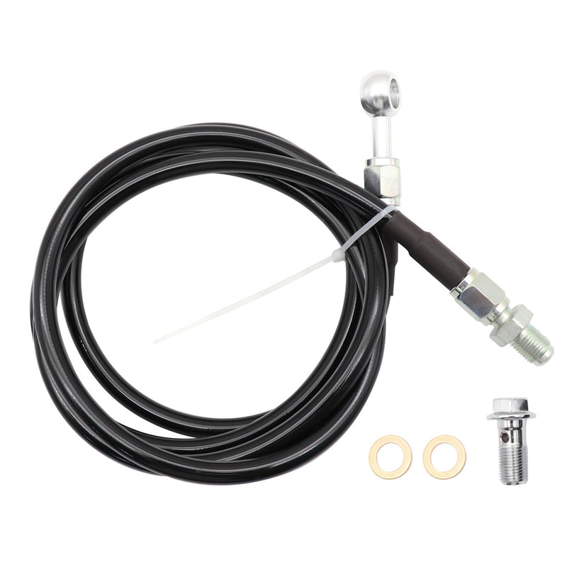 FZJDSD Stainless Steel Clutch Line 55 inch Compatible with Honda Civic 1992-2000 Compatible with Honda Del Sol 1993-1997 Compatible with Acura Integra 1994-2001 B/D Series Motors