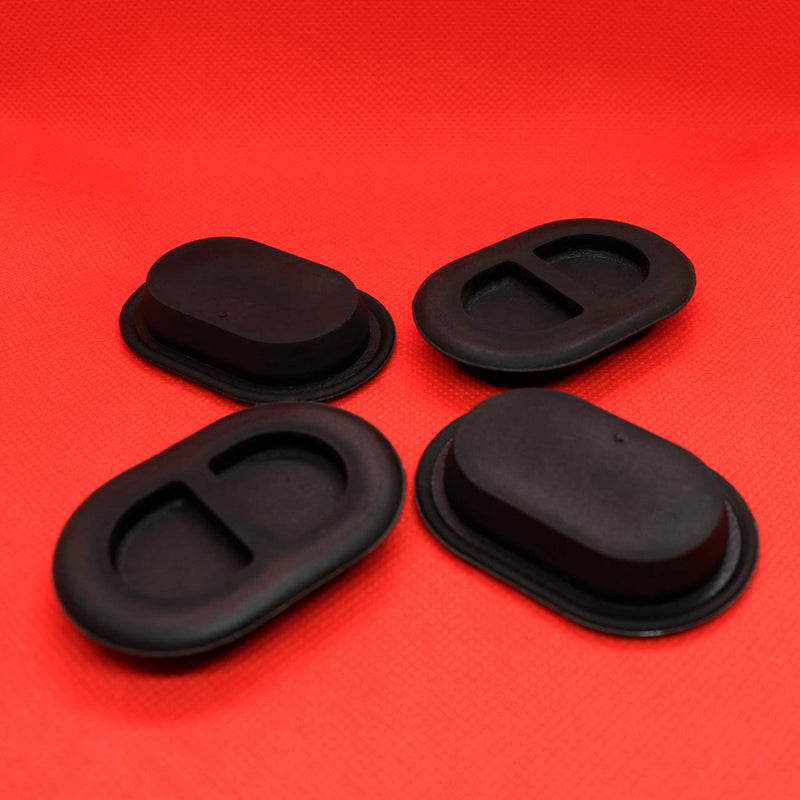 Floor Pan Drain Plug for Jeep Wrangler JK JL 2014-2025 and Gladiator JT 2020-2025,Floor Pan Body Plug for Jeep,4Pcs Black-4pcs