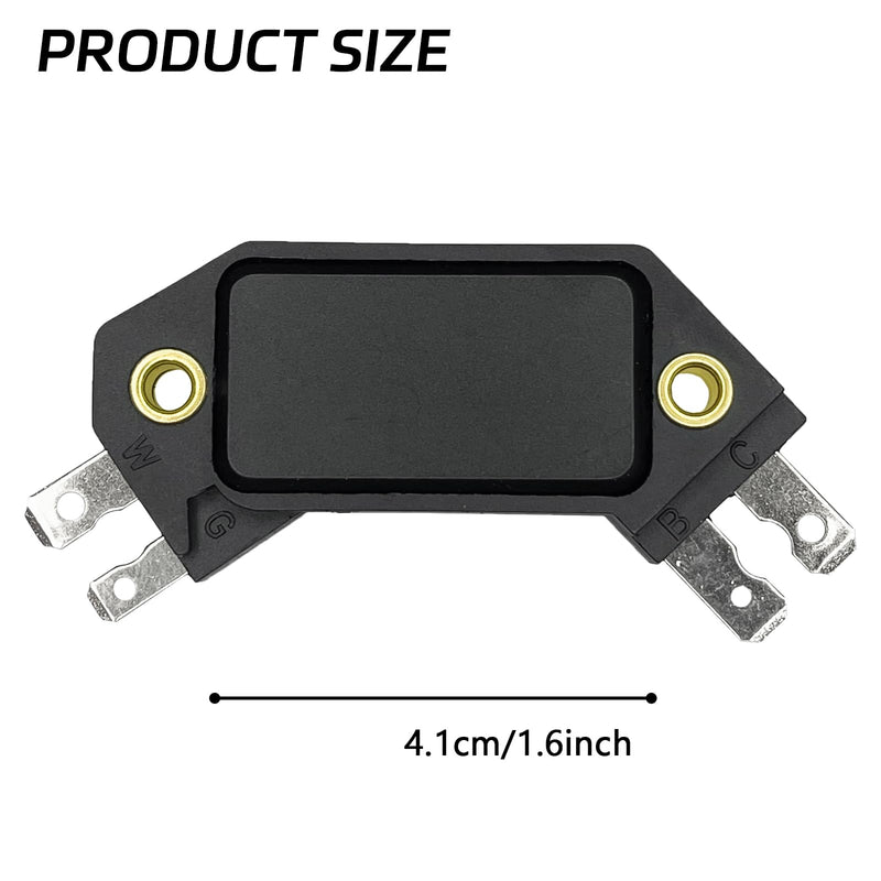 4 Pin GM HEI Ignition Module, Ignition Control Module Replace OE #LX301, DM1906, 1875990,1190357, 4419628 Pcm Engine Control Module Compatible with 1974-1988 for Chevy Pontiac Olds Buick Plastic