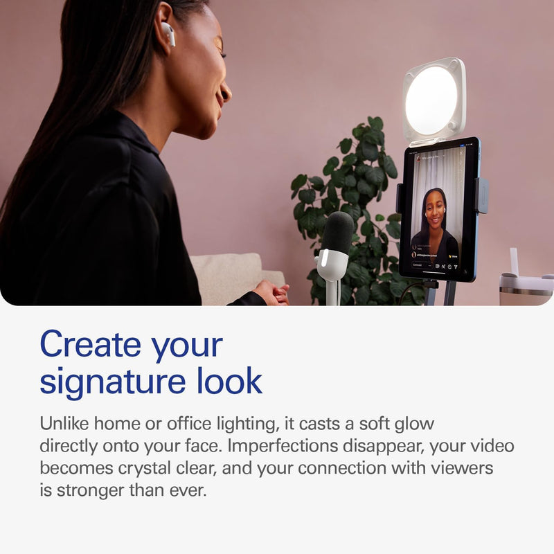 Elgato Key Light Neo – Professional Video Call Light, No Glare, Adjustable Monitor Mount, Manual or Wi-Fi Control, Office/Teams/Zoom/Slack/Twitch/YouTube – Plug-’n-Play on Laptop, PC, Mac (Renewed)