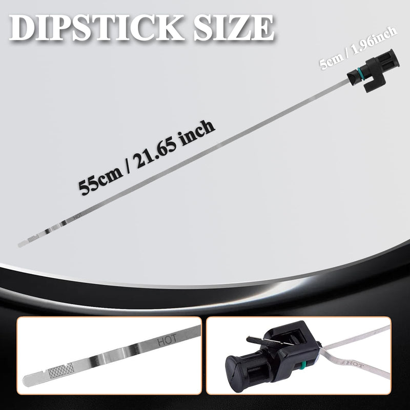 CVT Transmission Oil Level Dipstick Indicator Gauge Compatible for Nissan Altima 2007-2023 | Rogue 2013-2023 | Maxima Murano 2006-2023 2.5L Replacement Gauge Assy Oil Dipstick 31086-JA00A