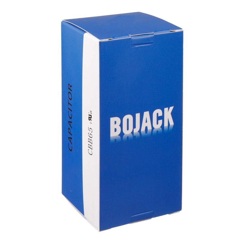 BOJACK 80+10 uF 80/10 MFD ±6% 370V/440VAC CBB65B Dual Run Circular Start Capacitor for AC Motor Run or Fan Start or Condenser Straight