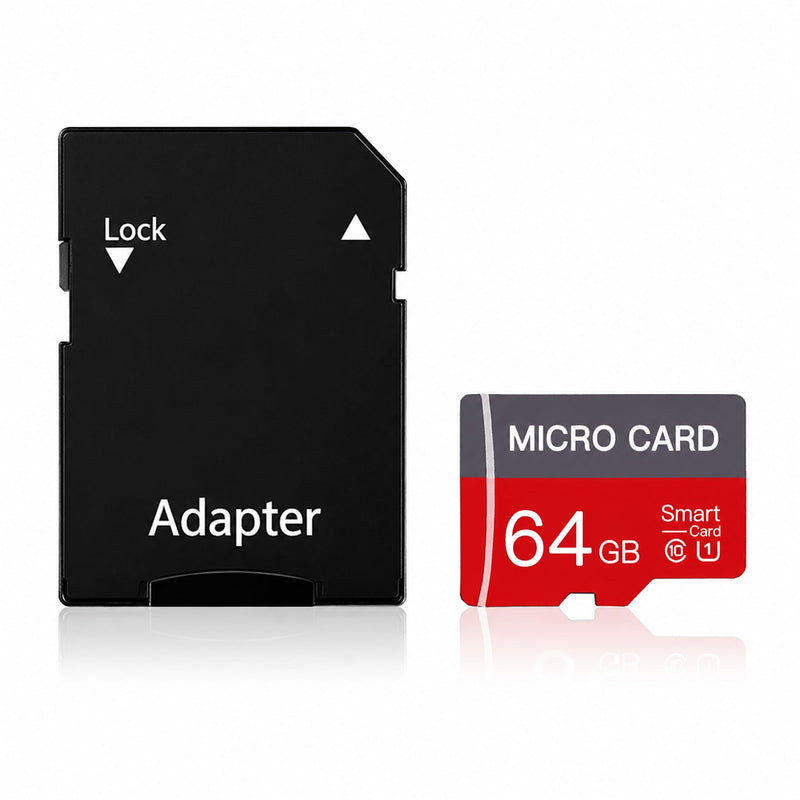 2 Pack 64GB Micro SD Card Class10 Memory Card U3 TF Card with Adapter for Smartphones, Tablets, and Cameras