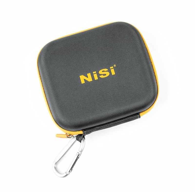 NiSi - Caddy II Circular Filter Case, Portable and Lightweight Camera Lens Pouch for 8 Filters, Fits Up to 95mm, Waterproof and Shockproof, Larger Opening Lens Bag, Caddy Case with Metal Hanging Clip 8 Filter Pockets Up to 95mm (Version II)