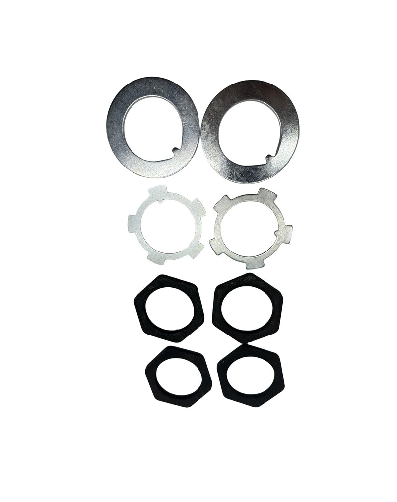54mm 43521-60011 Front Adjusting Hub Nut Kit Fit for Toyota 4Runner T100 4WD, Axle Hub Spindle Lock Nut Wash Kit for Land Cruiser 40 50 60 70 80 100 Series for Lexus LX450 LX470 for Hiluxs 4X4