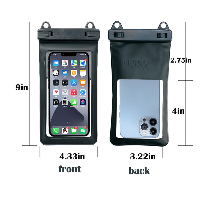 Waterproof Phone Pouch, IPX8 Waterproof Phone Case for iPhone 17/16/15/14 Pro Max, Cell Phone Dry Bag for Beach & Cruise Essentials, Touch Screen, Lanyard Included, (Fits Up to 7.5”) (Purple) Purple