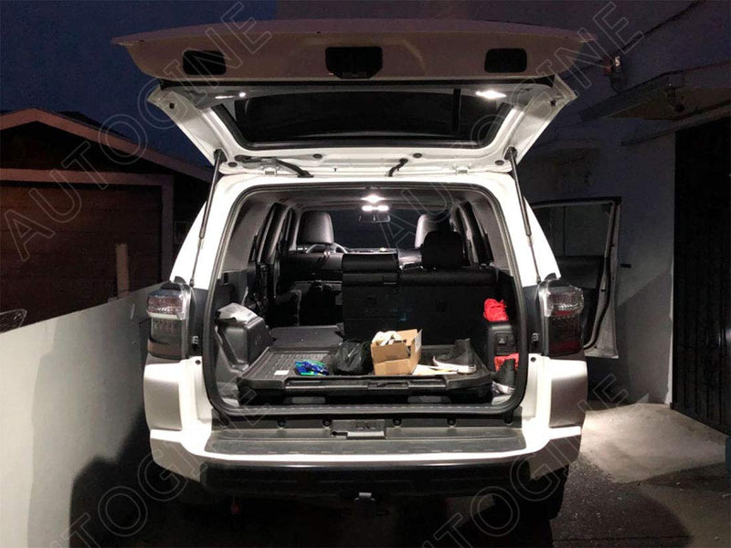 16 Piece White Interior LED Lights Kit for Toyota 4Runner 2010 2011 2012 2013 2014 2015 2016 2017 2018 2019 2020 2021 2022 Super Bright 6000K Interior LED Light Bulbs Package + Install Tool
