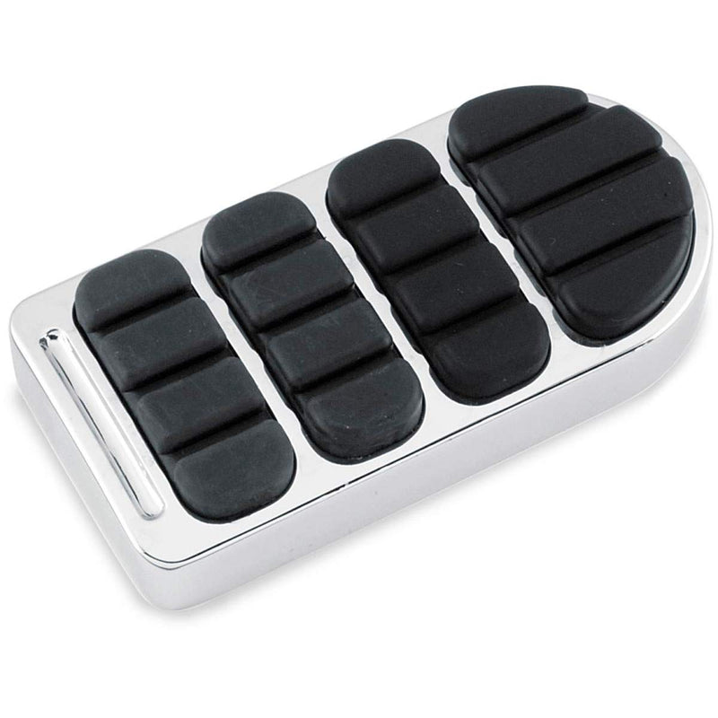 Kuryakyn 8044 Motorcycle Foot Control: Longhorn ISO Brake Pedal Pad for 1984-2019 Harley-Davidson Motorcycles, Chrome, Pack of 1