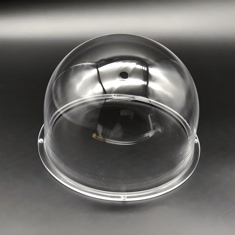7" Acrylic Clear Dome Cover 177mm Diameter x 130mm High Transparent CCTV Security Camera Protective Housing Cover with Pre-drilled Mounting Holes