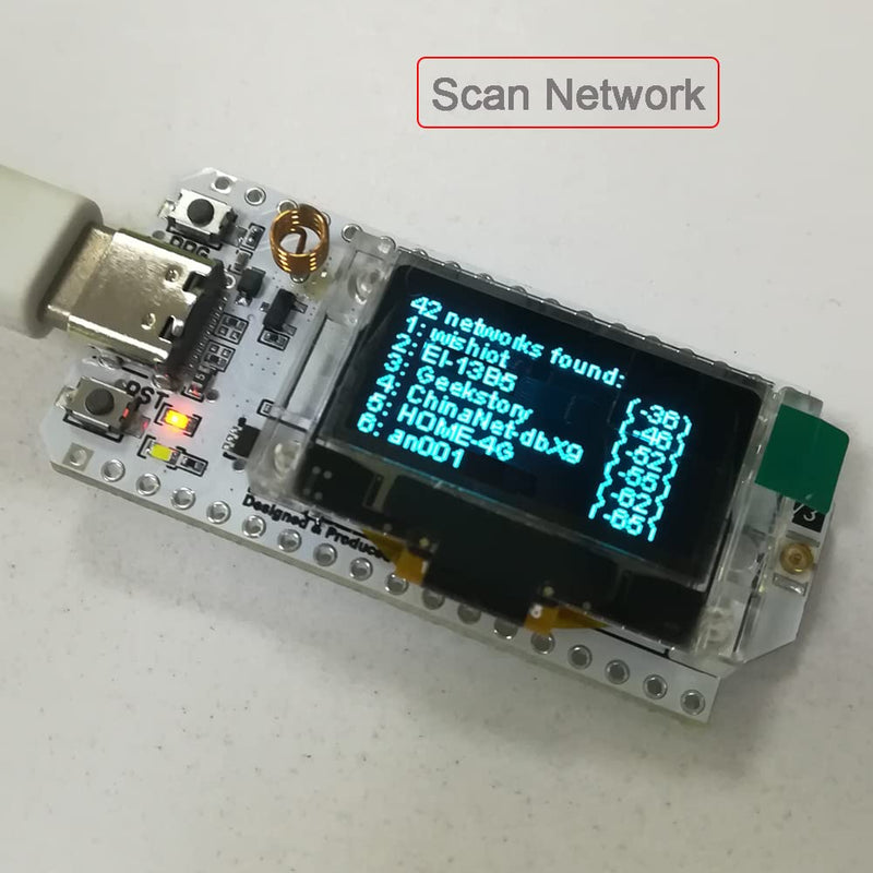 915MHz ESP32 LoRa 32 V3 OLED Development Board + 915 MHz LoRa Antenna for Heltec Meshtastic LoRaWAN (Pack of 2), not Compatible with LoRa32 V2