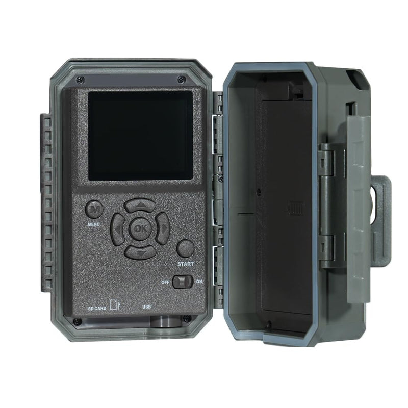 Trail Camera S5, Super-Low-Light Sensitivity Sensor, 48MP 1296p, Game Camera with No Glow 100ft Night Vision, 0.1s Trigger Speed Motion Activated, Waterproof