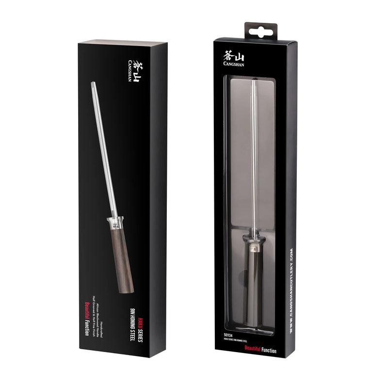 Cangshan HAKU Series High-Carbon 9-inch Honing Steel, 501134
