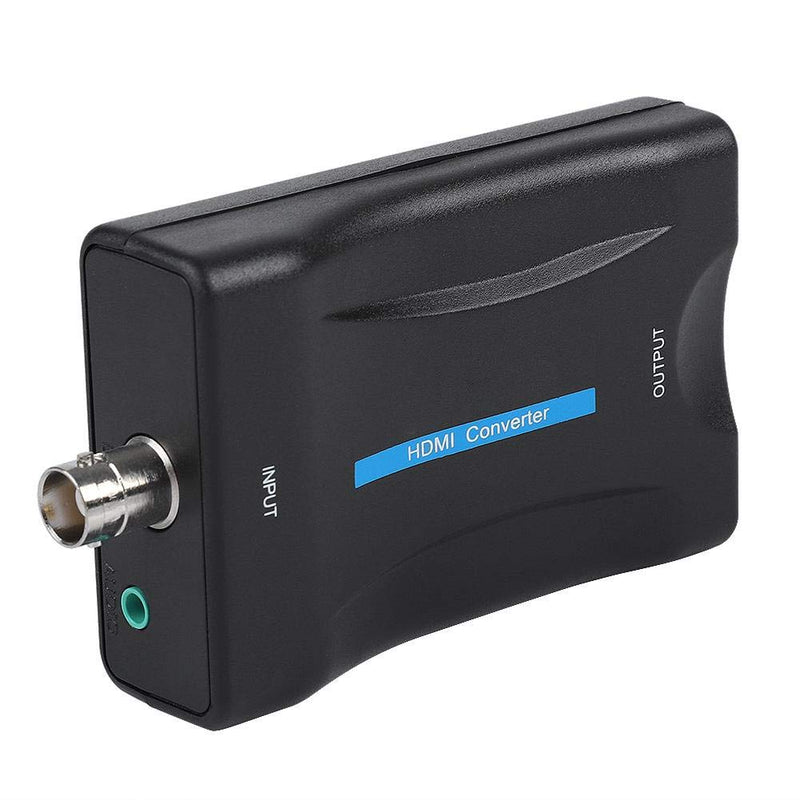 Zerone BNC to HDMI Converter Display HD 1080P/720P Video Adapter Surveillance Monitor for PS2, PS3, PSP, WII, (BNC Input Only Supports Analog Signals, Not Digital Signals)