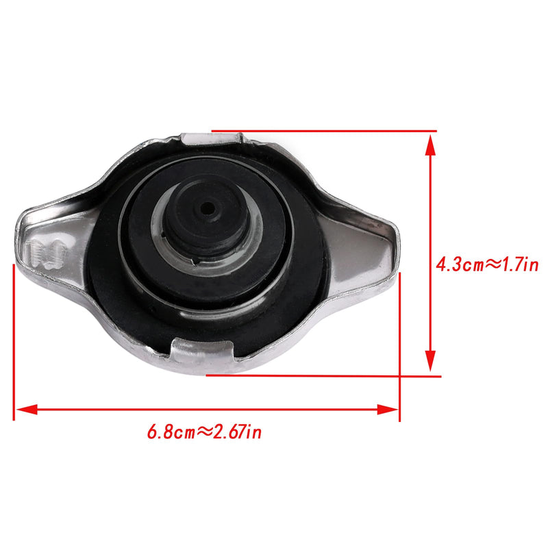 Radiator Cap for 1994-2008 Honda Accord Civic CR-V Element Insight Odyssey Pilot Prelude Ridgeline S2000 Acura MDX Toyota GEO Prizm Mazda Protege 19045-PAA-A01 19045PAAA01 (Fits 1994-2008 models)
