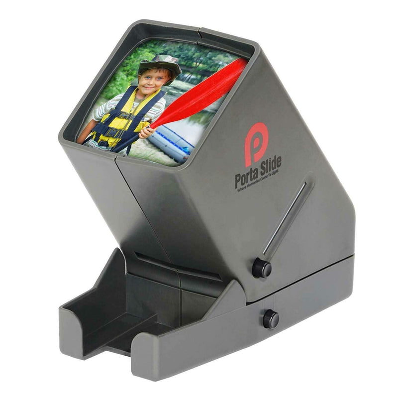 35mm Slide, Negatives, and Film Viewer. 3X Magnification, LED Light Illuminated Viewing, Cleaning Cloth, and USB Power Cable Included.