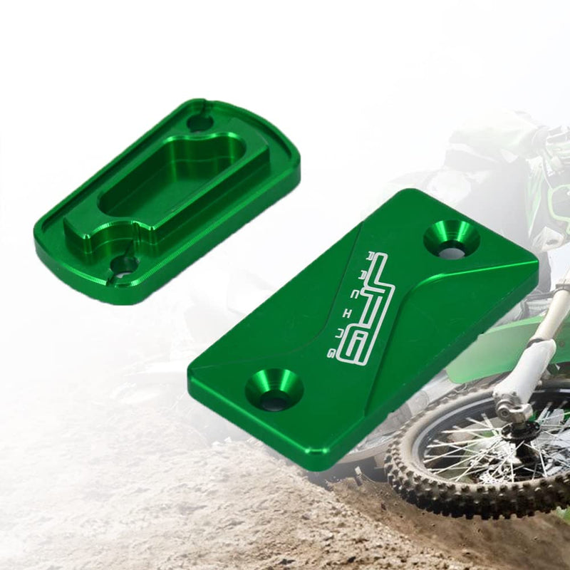 Motorcycle Front Rear Clutch Brake Reservoir Fluid Cover Cap CNC for Dirt Bike KX65 01-21 KX80 KX85 KX100 98-21 KX125 92-08 KX250 93-08 KX250F 04-18 KX250 19-20 KX450F 06-18 KLX300R 20 KLX450R 08-15