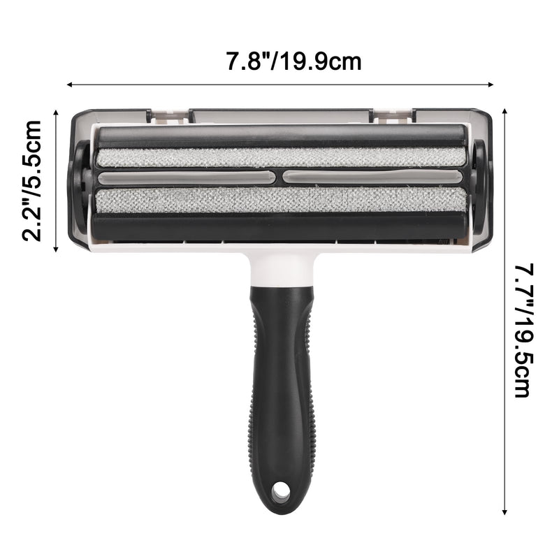 RLAVBL Pet Hair Remover Roller, Reusable Lint Roller Clean for Pet Fur, Cat and Dog Hair Removal Brush for Carpet, Sofa, Clothes, Bedding, Animal Fur Removal Tools