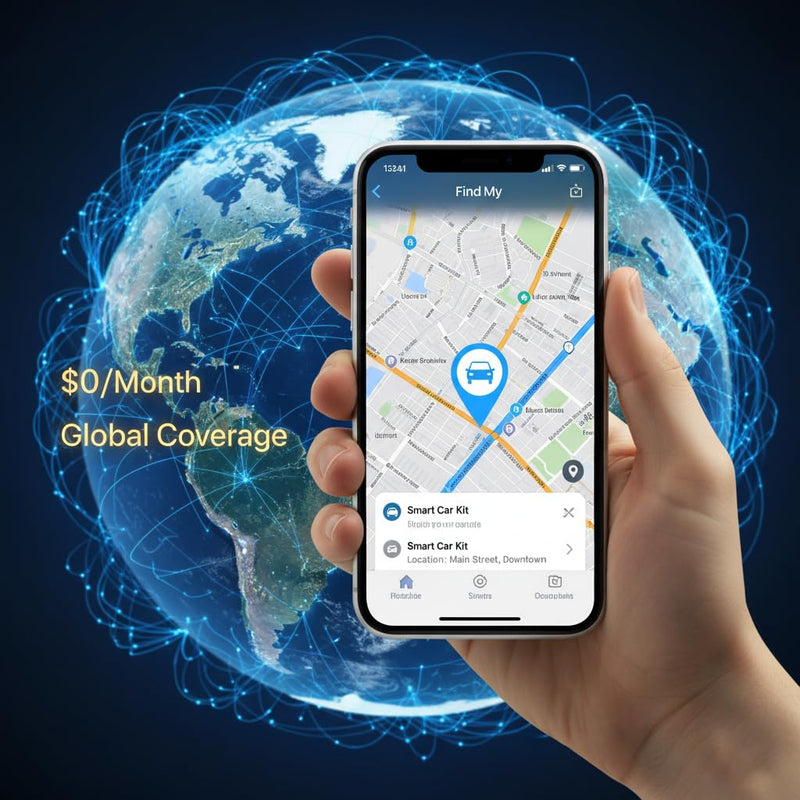 FancyDove Car Tracker Charger, Vehicle Anti-Theft Locator for iOS & Android | Discreet 2-in-1 Design, Tracker in Charger, 12-V Port Adapater, Fast Charging, No Monthly Fee, Works with iPhone & Android