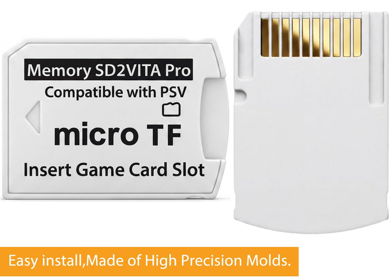 SD2Vita 6.0 PS Vita Memory Card Adapter, Micro SD to PSVita SD Card Adapter Compatible with PSV 1000/2000/PSTV FW 3.60 HENkaku Enso System