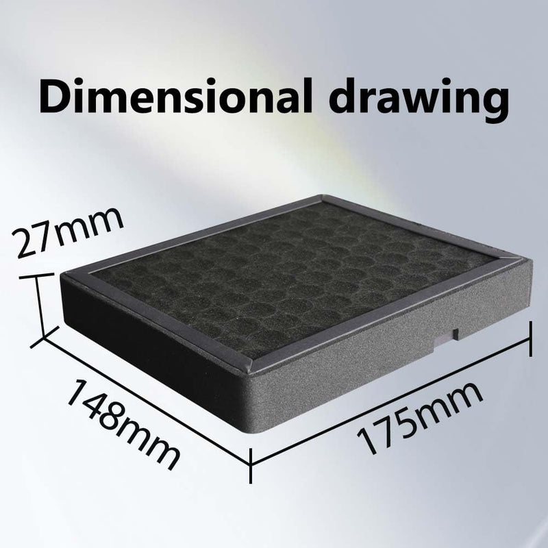 2Pcs H2D/H2S/H2C Air Filter Replacement with HEPA13 & Activated Carbon, 3D Printer Air Filter for Bambu Lab H2D/H2S/H2C, Reduce VOCs, PM2.5, UFP& Odors, Plug-and-Play Upgrade H2 Series Filter(2Pcs )