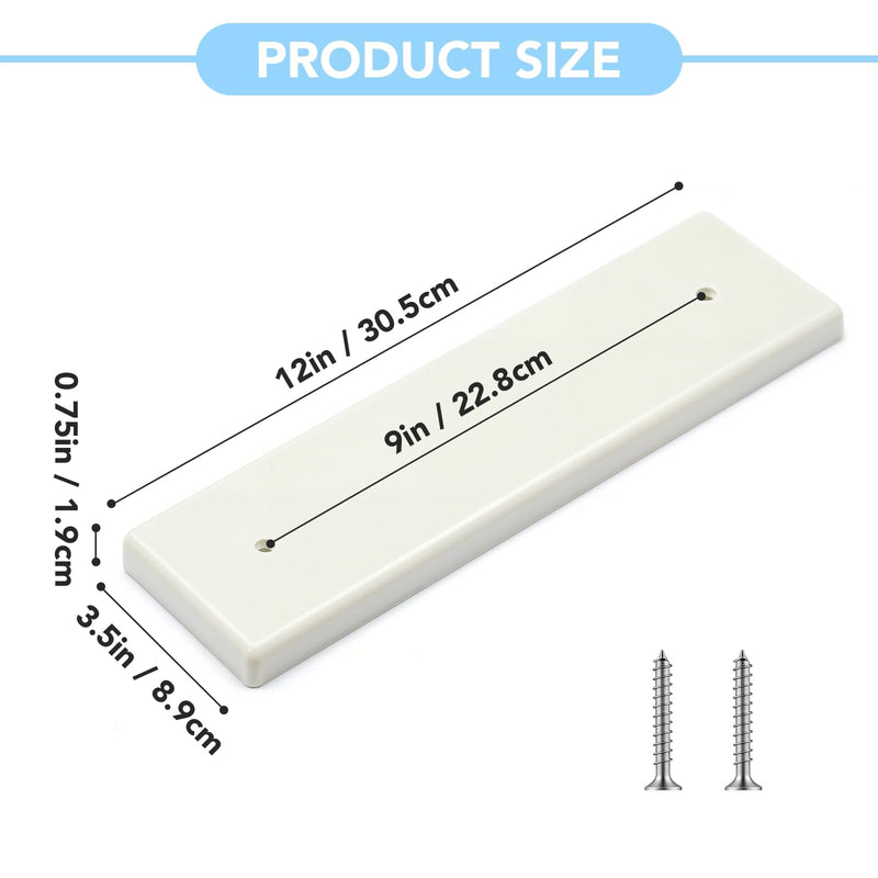UV-Resistant Marine-Grade Boat Transducer Mounting Plate with Screws Ideal for Mounting Fish Finder Transducers, Speed Sensors, and Other Electronics 1 Pack