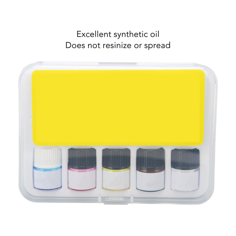 5PCS Watch Synthetic Lubricating Oil, Smooth Repair Tool for Watchmaker Workers, Premium Design, Powerful Function