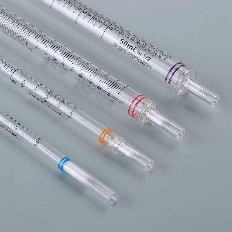 Serological Pipette - 25ml/Red,Individually Wrapped(Case of 50) 25ml - 50pcs