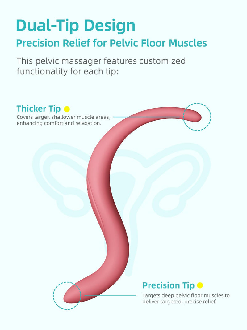 Female Personal Massager - Women Private Care Tool,with 10 Vibration and 3 Heating,Rose Vibrating can Relax Pelvic Floor Muscles and Awaken Internal Tissue Vitality,Prenatal and Postpartum Essentials